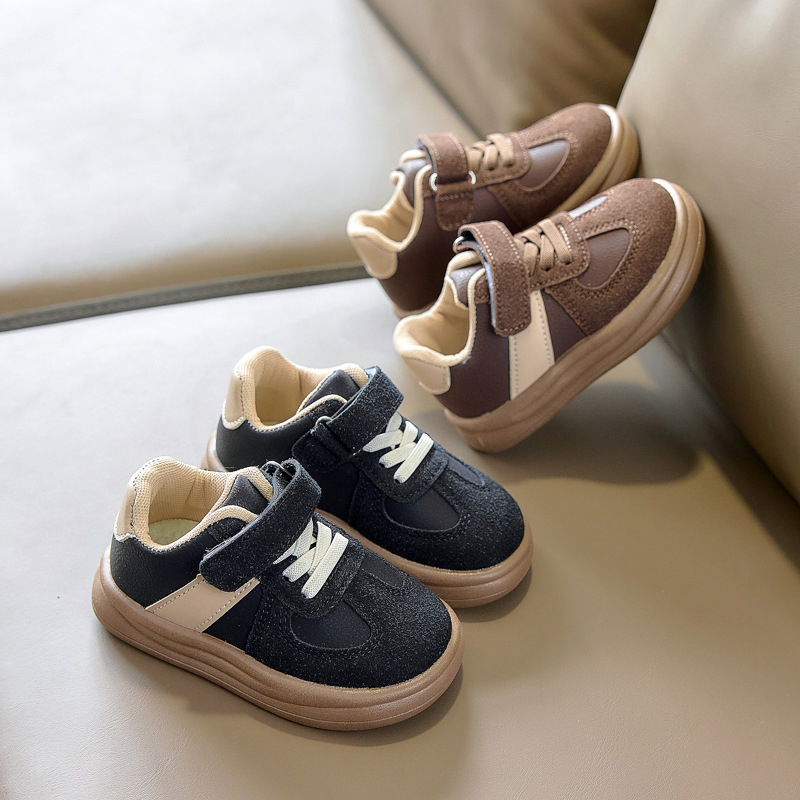 Pantofi sport pentru copii, cu Velcro, stil german, talpă moale, unisex, pentru primăvară și toamnă, 1–6 ani