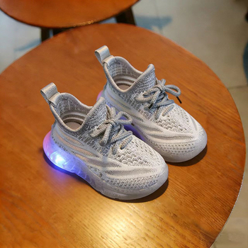 Παιδικά παπούτσια από δίχτυωτό ύφασμα, slip-on, με σόλες EVA τύπου ζελέ