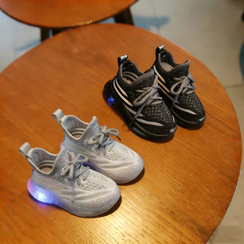 Παιδικά παπούτσια από δίχτυωτό ύφασμα, slip-on, με σόλες EVA τύπου ζελέ