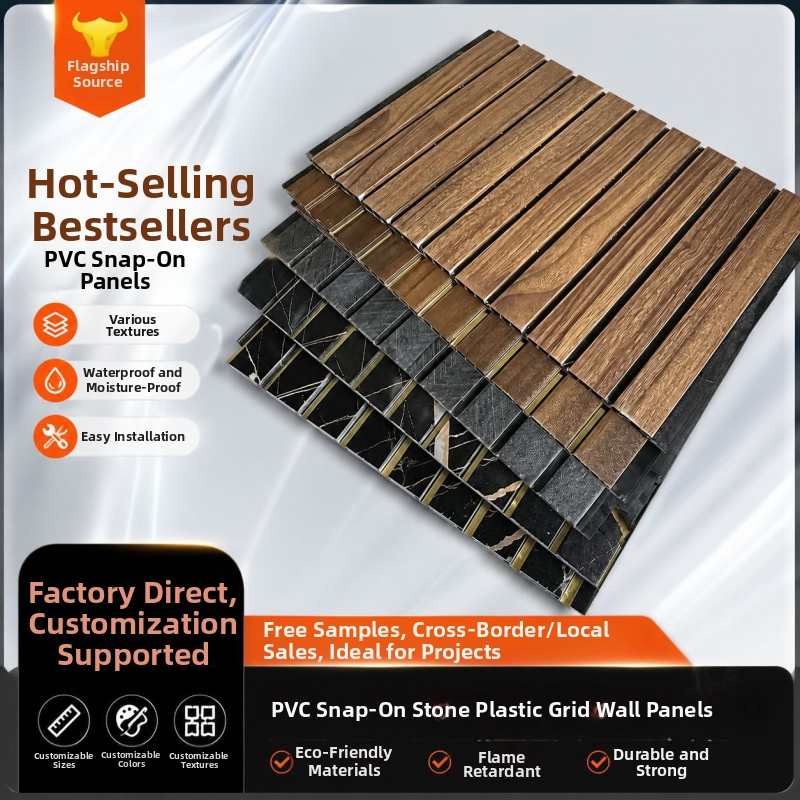 PVC panel s prackou pre integrovaný strop – spálňa a obývačka, samoinštalovateľný plastový stropný panel do kúpeľne