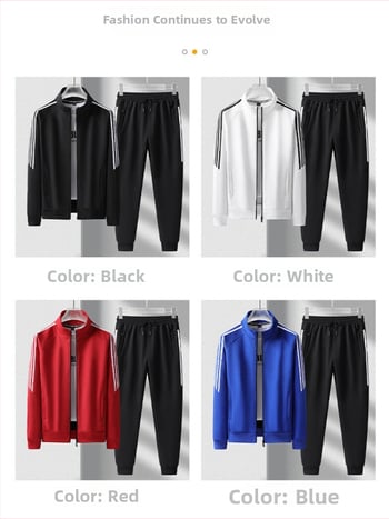 Compleu sport cu trei dungi pentru cupluri, uniformă unisex pentru școală și muncă, imprimare logo disponibilă, pentru mai multe situații