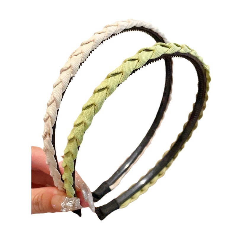 Γυναικείος στριφτός πλεκτός κρίκος μαλλιών - αντιολισθητικό κεφαλόδεσμος για πλύσιμο προσώπου, υφασμάτινο αξεσουάρ κεφαλής