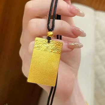 Unisex φυλαχτό Ping'an Xiangyun Wuyi σε αλυσίδα μήκους κολάρου