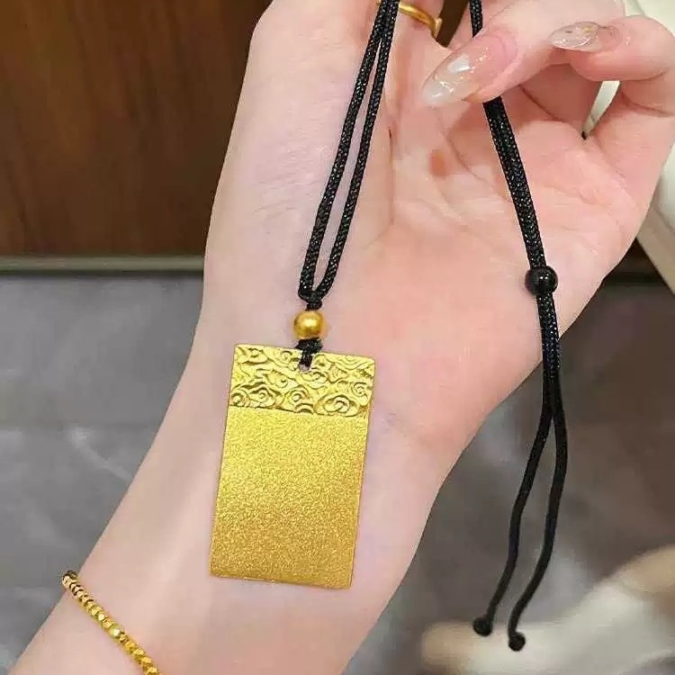 Unisex φυλαχτό Ping'an Xiangyun Wuyi σε αλυσίδα μήκους κολάρου