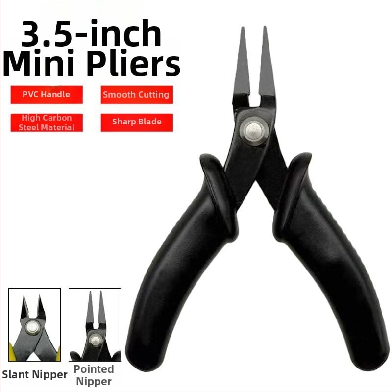 Set de unelte Gundam model: Needle-nose pliers, gate-nipper și diagonal cutting pliers pentru asamblarea modelului