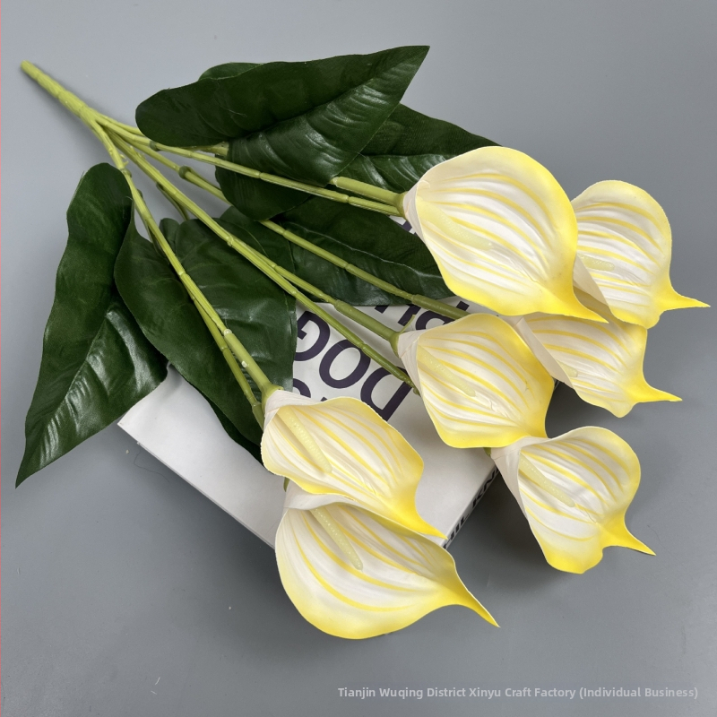 Sedemhlavé umelé kvety kala, 3D tlač, svadobná dekorácia a fotografické rekvizity