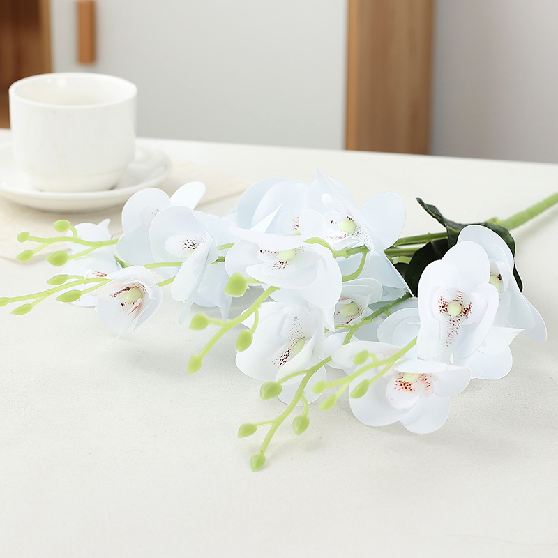 Τεχνητή ορχιδέα Phalaenopsis, πεντακλαδική διακόσμηση, διακόσμηση σπιτιού, διακόσμητικό για σαλόνι και γαμήλια διακόσμηση δαπέδου.