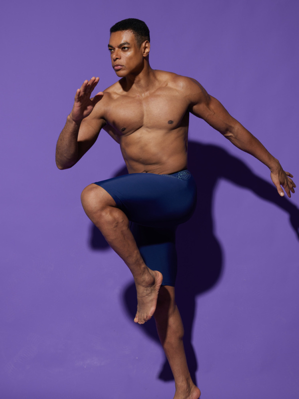 Férfi térd alatti úszónadrág nylonból, gyorsan száradó, boxer briefs stílusban