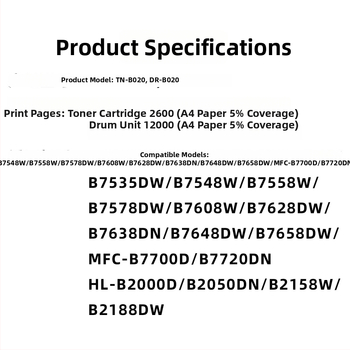 Tonerová kazeta pre Brother DCP-B7500D, DCP-7520DW, B7530DN, B7535DW