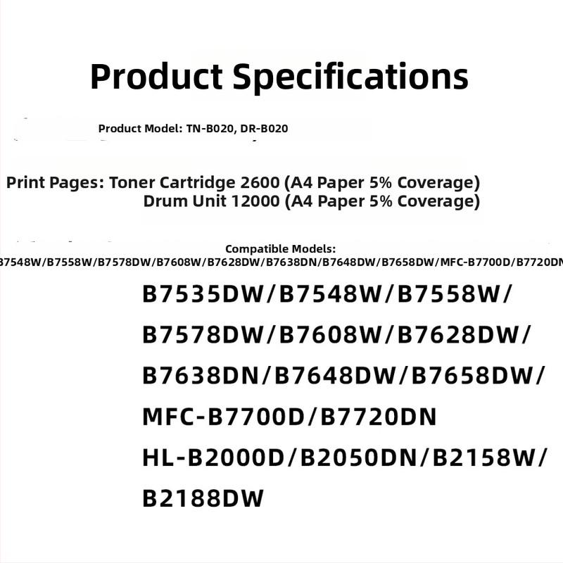 Tonerová kazeta pre Brother DCP-B7500D, DCP-7520DW, B7530DN, B7535DW