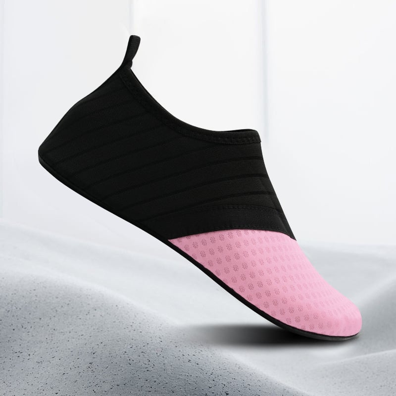 Pantofi de fitness indoor cu talpă moale și covoraș de acupresiune, încălțăminte de antrenament antiderapant pentru aerobic, dans, alergare și yoga pe podea