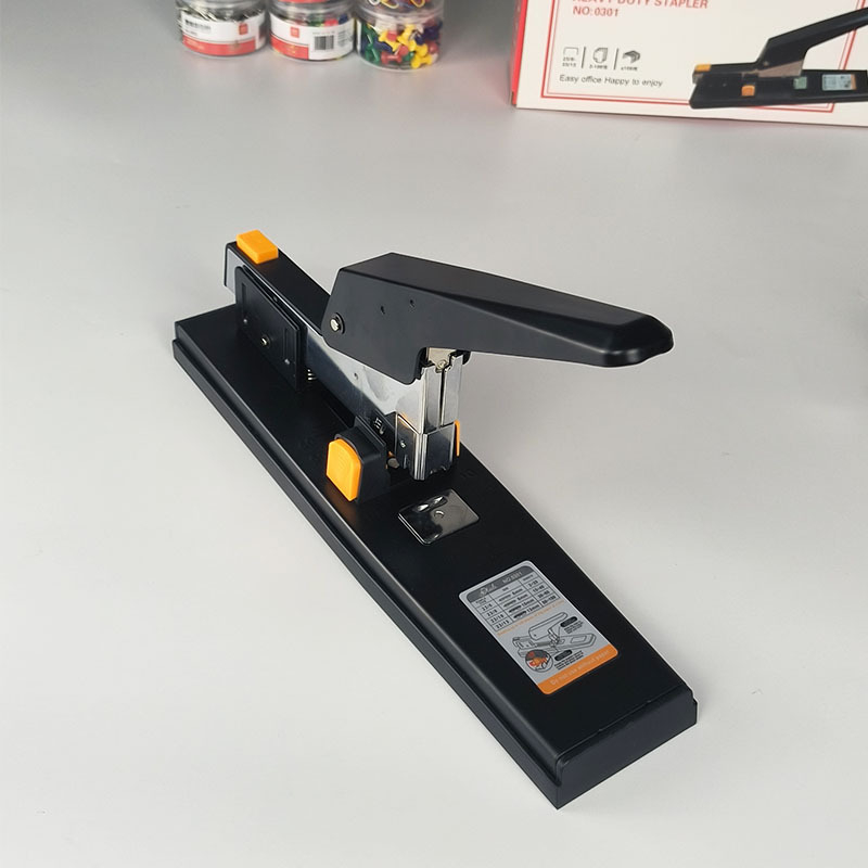 Push-button heavy-duty stapler, με ενισχυμένο μεγάλο σώμα, για γραφείο, έως 100 σελίδες