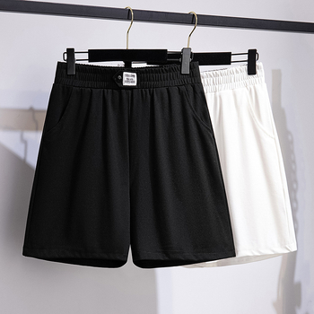 Plus-Size Καλοκαιρινό Κορεατικό Στυλ, Υψηλή Μέση Σορτς για Σμίλιγκ και Φαρδιά Παντελόνια με Ευρύ Κάτω Άκρο, Κωδ. 5387