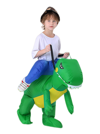 Φουσκωτό κοστούμι δεινοσαύρου Jurassic για παιδιά – ενδυματολογική παράσταση για την Ημέρα του Παιδιού, παράσταση σε νηπιαγωγείο