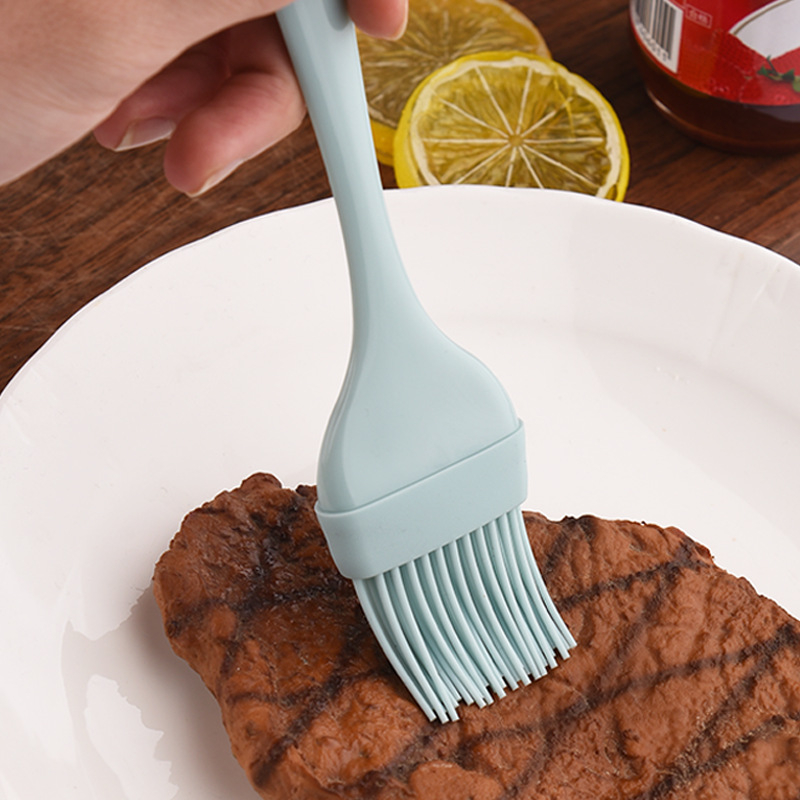 Három darabos szilikon spatula készlet, magas hőmérsékletnek ellenálló sütéshez, szilikon ecset, élelmiszer-minőség, egy darabos szilikon spatula