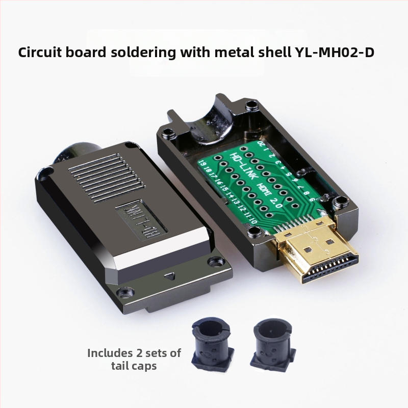 Bezpájkovaný HDMI zástrčkový modul s rozvodnou skrinkou, High-Definition Line Connector 2.0 edícia