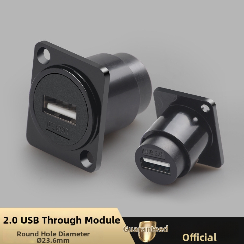 Shengtuo D-type 2.03.0 modulová zásuvka USB inštalácia dát dvojpriechodová dokovacia stanica 86 panelový rozhranie skrinky