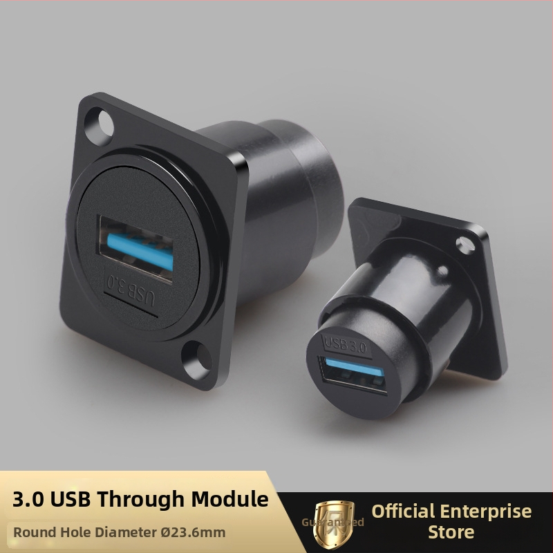 Shengtuo D-type 2.03.0 modulová zásuvka USB inštalácia dát dvojpriechodová dokovacia stanica 86 panelový rozhranie skrinky