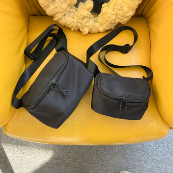 Γυναικεία τσάντα crossbody από Oxford ύφασμα, μικρή τσάντα μέσης, φθινοπωρινή-χειμερινή συλλογή 2024, κομψό casual στυλ
