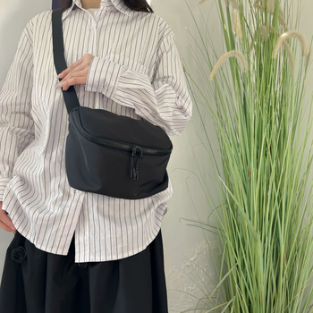 Γυναικεία τσάντα crossbody από Oxford ύφασμα, μικρή τσάντα μέσης, φθινοπωρινή-χειμερινή συλλογή 2024, κομψό casual στυλ