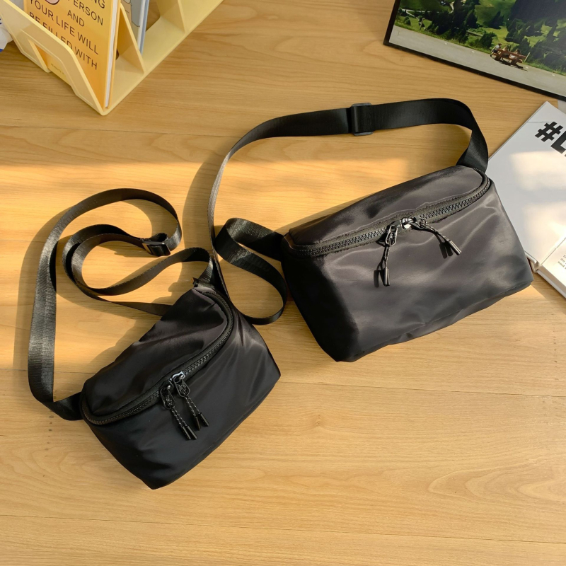 Γυναικεία τσάντα crossbody από Oxford ύφασμα, μικρή τσάντα μέσης, φθινοπωρινή-χειμερινή συλλογή 2024, κομψό casual στυλ