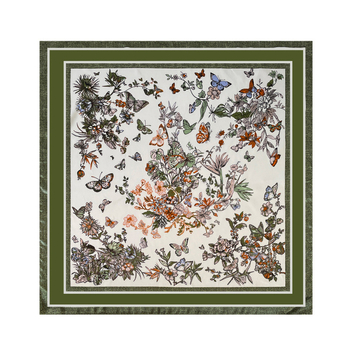 90x90 cm σατέν φουλάρι για γυναίκες με ευρωπαϊκό–αμερικανικό σχέδιο εκτύπωσης; τετράγωνος φουλάρι μόδας.
