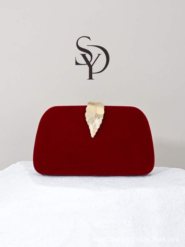 Γυναικεία βελούδινη βραδινή clutch, ρετρό έμπνευση από cheongsam, μικρή crossbody σουέδ τσάντα