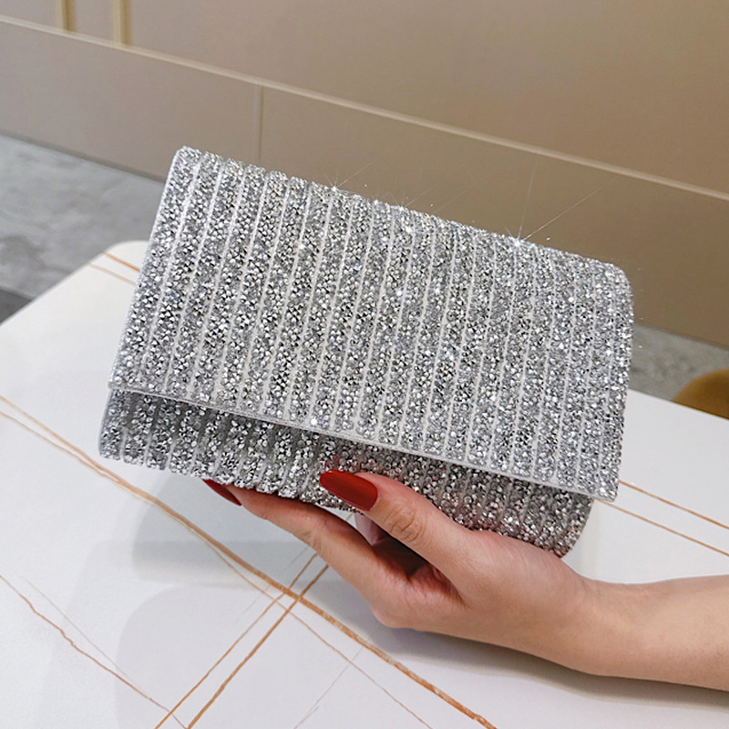 Clutch με διαμάντια σε cheongsam στυλ για γυναίκες – βραδινή φάκελος τσάντα, αξεσουάρ για επίσημο φόρεμα