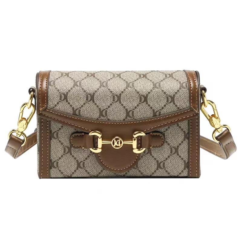 Τσάντα από γνήσιο δέρμα, μίνι crossbody για κινητό, οριζόντιο τετράγωνο σχήμα, γυναικεία μικρή τσάντα, στυλ δρόμου, Άνοιξη 2023