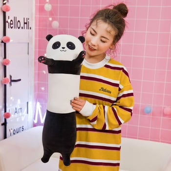 Μεγάλο panda λούτρινο μαξιλάρι-κούκλα για ύπνο, μακριά πόδια, δώρο γενεθλίων για παιδιά