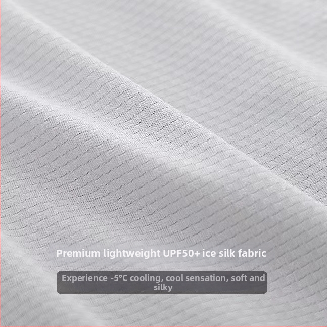 Dámska mikina s kapucňou Ice Silk pre väčšie veľkosti s UV ochranou – voľný strih, kapucňa, dlhý rukáv, letná bunda s UPF50+