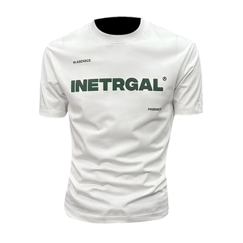 Ανδρικό κοντομάνικο T‑shirt, καλοκαίρι 2024, casual στρογγυλός λαιμός, τύπωμα με γράμματα, στενή γραμμή