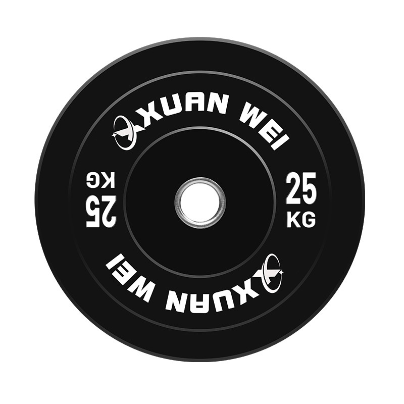 Λαστιχένιοι δίσκοι για μπάρα, 2,5–25 kg, 51 mm εσωτερική διάμετρος, αντιολισθητικοί