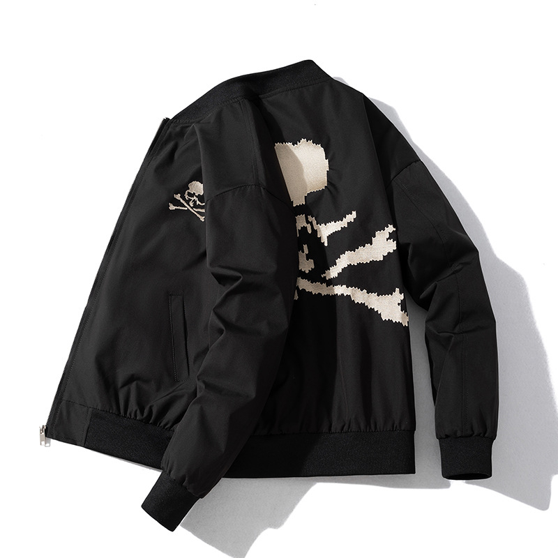 MA1 μπομπερ τζάκετ, λεπτό, ιαπωνικό streetwear, σκούρο στυλ, άνοιξη και φθινόπωρο, Unisex