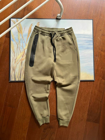 Ανδρικά jogger παντελόνια με πλευρικό φερμουάρ και γάντζο, καθημερινά αθλητικά παντελόνια