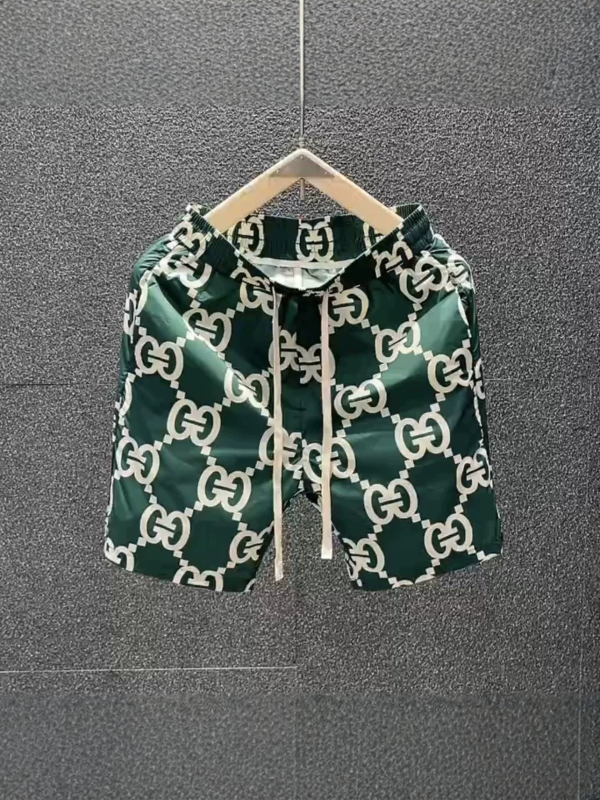 Ανδρικά jacquard σορτς για καλοκαίρι, άνετη γραμμή, μήκος 3/4, παραλία και αθλητικά παντελόνια