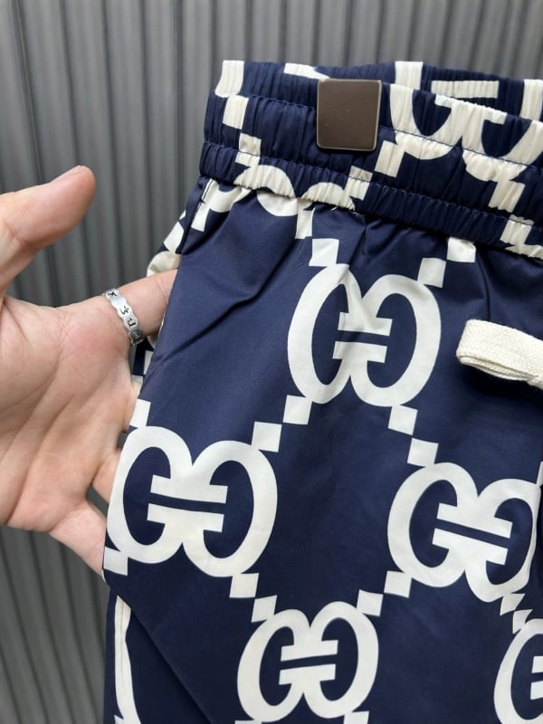 Ανδρικά jacquard σορτς για καλοκαίρι, άνετη γραμμή, μήκος 3/4, παραλία και αθλητικά παντελόνια