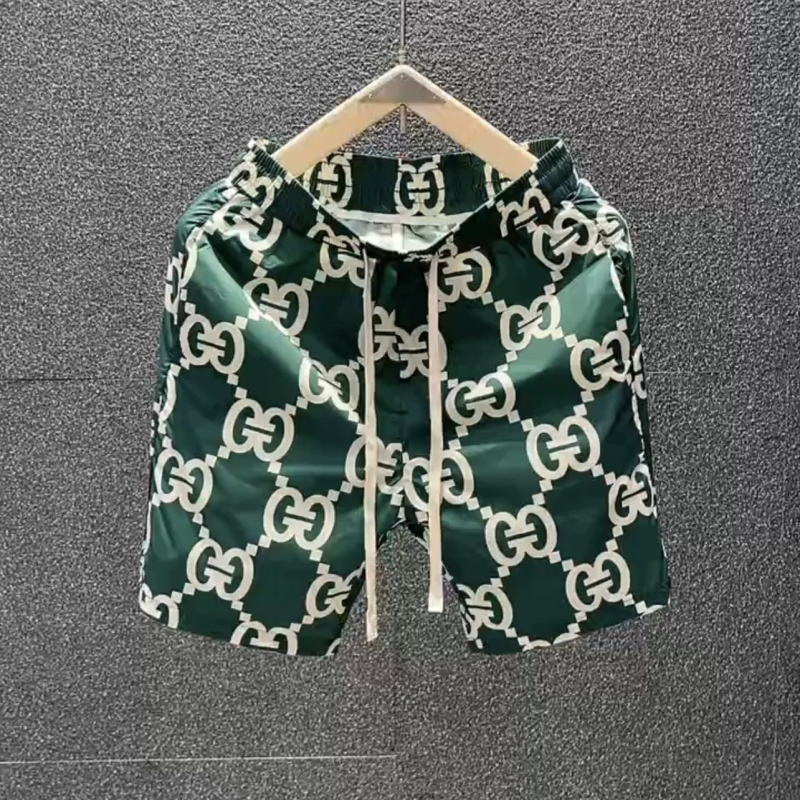 Ανδρικά jacquard σορτς για καλοκαίρι, άνετη γραμμή, μήκος 3/4, παραλία και αθλητικά παντελόνια