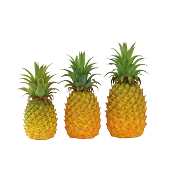 Model realist de ananas din fructe artificiale pentru decorarea mobilierului și recuzita foto, ideal pentru vitrinele magazinelor de fructe