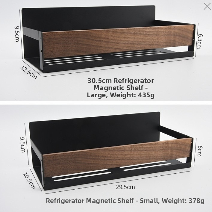 Magnetický úložný stojan do chladničky do kuchyne – organizér na koreniny a poháre bez vŕtania