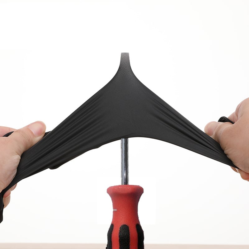 Jade Hand Μαύρα γάντια μιας χρήσης PVC-νιτριλ μίξη, για πλύσιμο πιάτων και οικιακή χρήση, παχύτερα