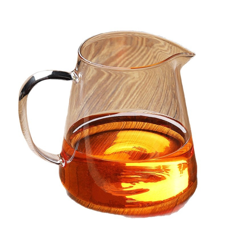 Σετ Gongfu τσαγιού από γυάλινο ανθεκτικό στη θερμότητα, με ενσωματωμένο κύπελλο εξισορρόπησης και σετ φιλτραρίσματος