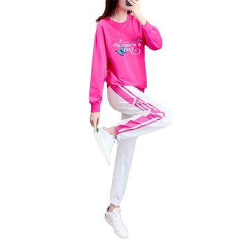 Γυναικείο σετ φθινοπωρινής τετράγωνης χορού – άνετο αθλητικό σετ με μακρυμάνικο πουλόβερ και παντελόνι, plus size