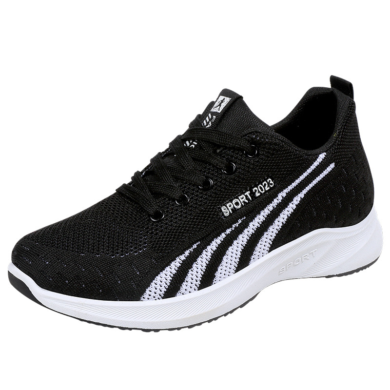 Γυναικεία φθινοπωρινά παπούτσια mesh, casual στυλ, αναπνεύσιμο επάνω μέρος, μαλακή σόλα, επίπεδη φτέρνα