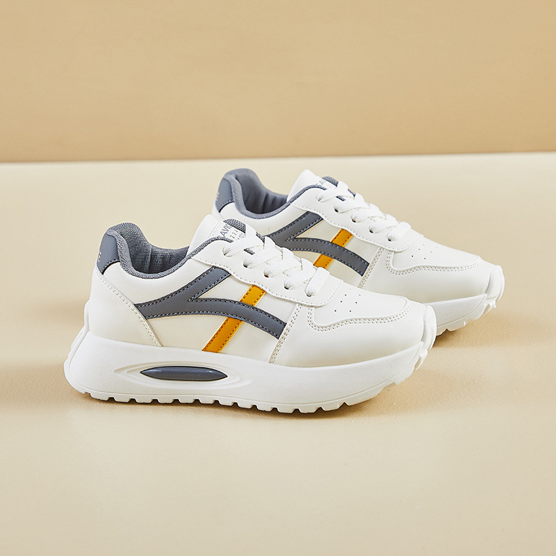Γυναικεία sneakers σε στυλ Forrest Gump, κορεατικό ύφος, άνοιξη 2026, παπούτσια με φαρδιά σόλα για αύξηση ύψους, καθημερινή άθληση και streetwear F25