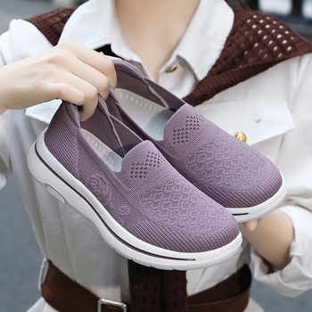 Γυναικεία καλοκαιρινά slip-on παπούτσια για περπάτημα – ελαφριά, αναπνέοντα, αντιολισθητικά, casual για εξωτερικούς χώρους
