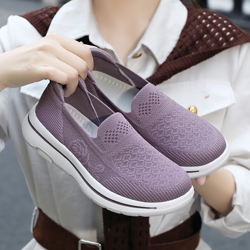 Γυναικεία καλοκαιρινά slip-on παπούτσια για περπάτημα – ελαφριά, αναπνέοντα, αντιολισθητικά, casual για εξωτερικούς χώρους