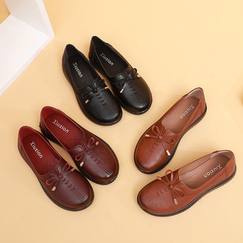 Γυναικεία αναπνεύσιμα loafers με επίπεδη σόλα, casual αντιολισθητικά με ελαστικό ιμάντα για άνοιξη και φθινόπωρο