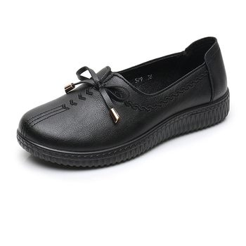 Γυναικεία αναπνεύσιμα loafers με επίπεδη σόλα, casual αντιολισθητικά με ελαστικό ιμάντα για άνοιξη και φθινόπωρο