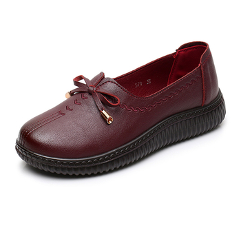 Γυναικεία αναπνεύσιμα loafers με επίπεδη σόλα, casual αντιολισθητικά με ελαστικό ιμάντα για άνοιξη και φθινόπωρο
